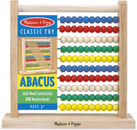 Abacus : Classic Wooden Educational Counting Toy With 100 Beads - Melissa & Doug