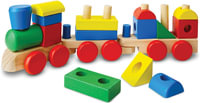 Stacking Wooden Train : Classic Toys - Melissa & Doug