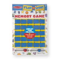 Flip-to-Win Memory Game : Wooden travel memory game - Melissa & Doug