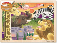 African Plains - Wooden Puzzle With Storage Tray : 24-Piece Jigsaw Puzzle - Melissa & Doug