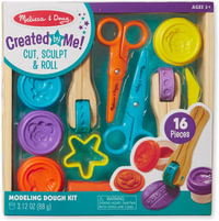 Cut, Sculpt, and Roll Clay Play Set : With 8 Tools and 4 Colors of Modeling Dough - Melissa & Doug