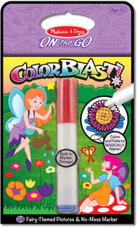 ColorBlast No-Mess Coloring Pad - Fairies : On The Go: Perfect For Travel - Melissa & Doug