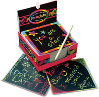 Rainbow Mini Scratch Art Notes (Box of 125) - Melissa & Doug