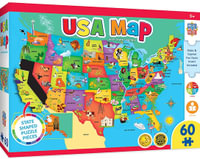 USA Map : 60-Piece Jigsaw Puzzle - Masterpieces Inc