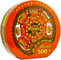 Hershey's Chocolate Reeses : 500-Piece Shaped Jigsaw Puzzle - Masterpieces