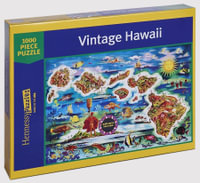 Vintage Hawaii Map - Puzzle : 1000-Piece Jigsaw Puzzle - John F. Hennessy