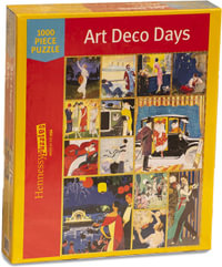 Art Deco Days - Puzzle : 1000-Piece Jigsaw Puzzle - John F. Hennessy