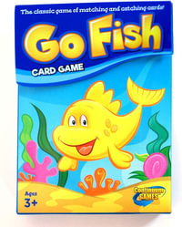 Go Fish - Classic Card Game - Blue : Fun for Children Age 3 and Up - Continuum Games