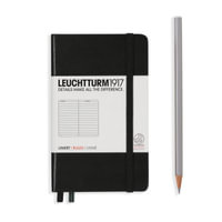 Leuchtturm1917 Notebook Pocket A6 Lined Hardcover - Black : Leuchtturm1917 - Leuchtturm1917