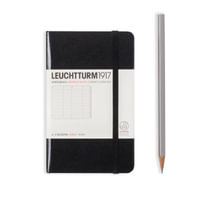 Agenda  Address Book Hardcover Pocket - Black : Leuchtturm1917 - Leuchtturm1917