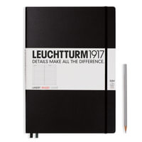 Notebook Master Slim A4+ Hardcover Lined - Black : Leuchtturm1917 - Leuchtturm1917