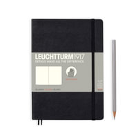 Leuchtturm1917 Notebook A5 Softcover Plain - Black : Leuchtturm1917 - Leuchtturm1917