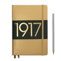 Special Edition Metallic A5 Hardcover Notebook Medium Plain - Gold : Leuchtturm1917 - Leuchtturm1917