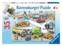 Busy Airport - Kids Puzzle : 35-Piece Jigsaw Puzzle - Ravensburger Puzzles