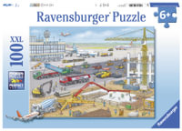 Construction at the Airport - Kids Puzzle : 100-Piece Jigsaw Puzzle - Ravensburger