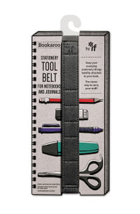 Bookaroo Stationery Tool Belt For Notebooks and Journals - Charcoal : For Notebooks and Journals - If