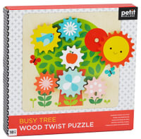 Busy Tree Wooden Twist Puzzle - Petit Collage