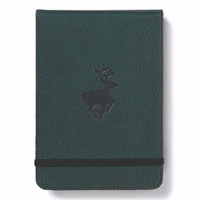 Dingbats*  Wildlife Green Deer Reporter Notebook A6+ Lined : Lined, Hardcover - Dingbats