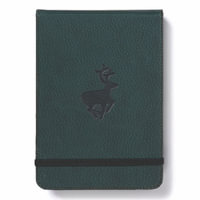 Dingbats*  Wildlife Green Deer Notebook A6+ Lined : Lined, Hardcover - Dingbats