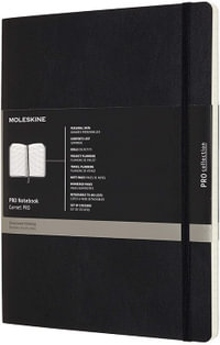 Moleskine Pro : Extra Large  Notebook, Ruled Soft Cover, Black : Professional Project Planning - Moleskine