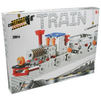 Construct It! - Train : 239-Piece Metal Building Set - BMS Brands