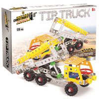 Construct It! - Tip Truck : 129-Piece Metal Building Set - BMS Brands