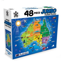 Aussie Map : 48-Piece Jumbo Floor Puzzle - BMS Brands