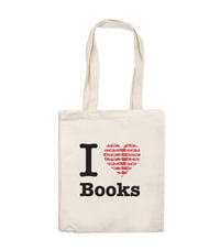 Tote Bag - I Love Books - The Cambridge Model