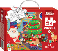 Junior Jigsaw : Elf Mischief : 45-Piece Jigsaw Puzzle - Hinkler Pty Ltd