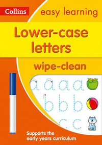 Lower-Case Letters : Wipe-Clean - Harpercollins Uk