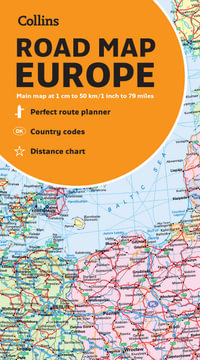 2022 Collins Map of Europe - Collins Maps