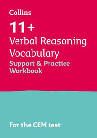 Collins 11+ - 11+ Verbal Reasoning Vocabulary Support and Practice Workbook : For the Cem 2021 Tests - Collins 11+