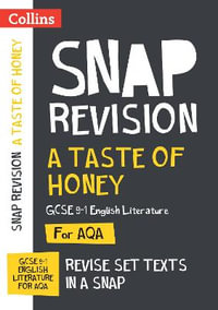 Taste of Honey Aqa GCSE 9-1 English Literature Text Guide : Ideal for Home Learning, 2022 and 2023 Exams - Collins Maps