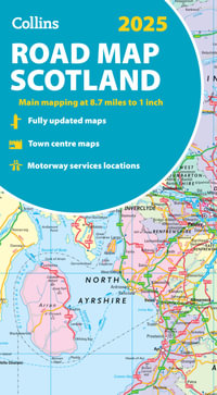 Collins Road Atlas - 2025 Collins Road Map Of Scotland : Folded Road Map - Collins Maps