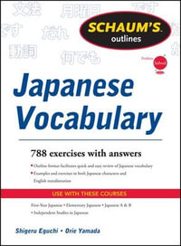 Schaum's Outline of Japanese Vocabulary : Schaum's Outlines - Shiqeru Eguchi