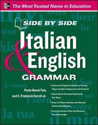 Side by Side Italian and English Grammar : Side by Side - Paola Nanni-Tate