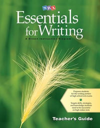 SRA Essentials for Writing Teacher's Guide : EXPRESSIVE WRITING - Siegfried Engelmann