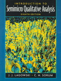 Introduction to Semimicro Qualitative Analysis - Theodore Brown