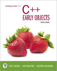 Starting Out with C++ : Early Objects 10th edition - Tony Gaddis