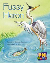 Fussy Heron : PM Gems Blue - Annette Smith