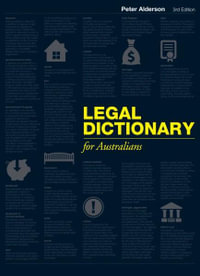 Legal Dictionary for Australians - P. Alderson