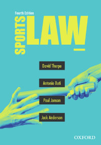 Sports Law : 4th edition - David Thorpe