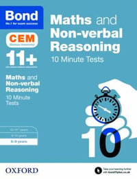 Bond 11+ : Maths & Non-verbal Reasoning 10 Minute Tests 8-9 years - Michellejoy Hughes