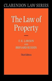 Law of Property : Clarendon Law Series - F H Lawson