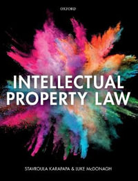 Intellectual Property Law - Stavroula Karapapa