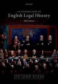 Introduction to English Legal History - John Baker