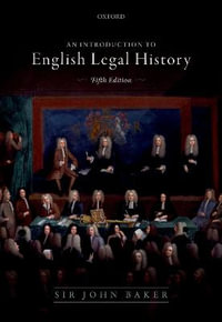 Introduction to English Legal History - John Baker