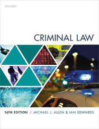 Criminal Law - Michael Allen