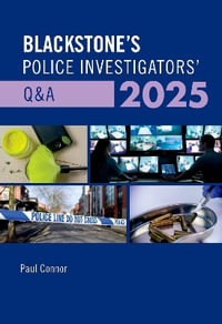 Blackstone's Police Investigators' Q &A 2025 - Paul Connor