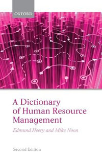 A Dictionary of Human Resource Management - Edmund Heery